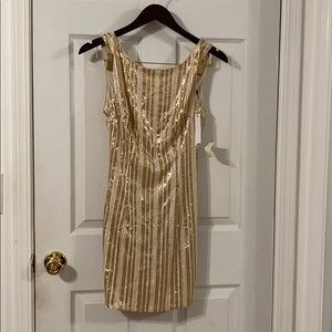 3 for $15 NWT gold sequin dress